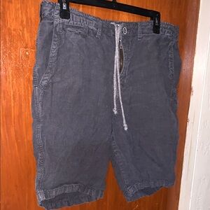 Lucky Brand Gray Flat Front Casual Shorts